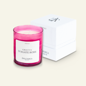 Bougie Grotte d'Agate Rose
